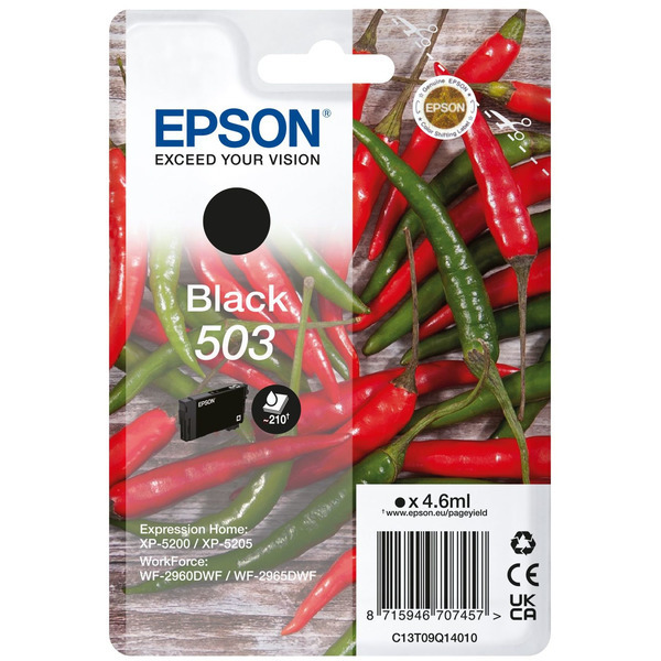 Original Epson Tinte C13T09Q14010 / 503 / C13T09Q14010 schwarz für C13T09Q14010